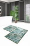 Mijölnir Juego de alfombras de baño Botany Multicolor